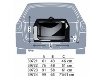 Transportní nylonový box Vario černo-šedý