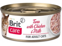 Konzerva BRIT Care Cat Tuna with Chicken And Milk 70g