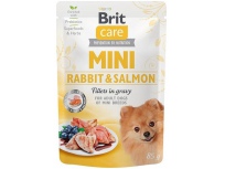 Brit Care Mini Dog kaps. Rabbit&Salmon fillets in gravy 85 g