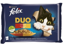 Kapsička Felix Fantastic DUO v želé 4×85g