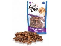 KIDDOG jehněčí lupínky s mořskou treskou 80 g