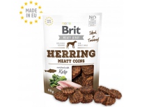 Snack BRIT Jerky Herring Meaty Coins 80g