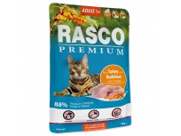 Kapsička RASCO Premium Cat Pouch Adult, Turkey, Buckthorn 85g