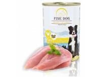 Fine Dog FoN konzerva pro psy drůbeží 70% masa Paté 400g