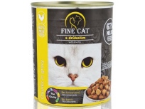Fine Cat konzerva pro kočky s drůbežím 830g
