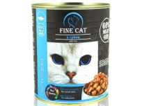 Fine Cat konzerva pro kočky s rybou 830g