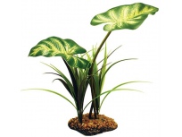 Dekorace umělá rostlina - list Broadleaf Canopy Komodo 26cm