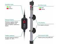 Akvarijní topítko Hygger HG031 25W s externím ovládáním