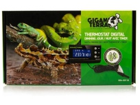 GiganTerra Digitální termostat s časovačem den/noc stmívatelný