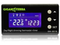 GiganTerra Digitální termostat s časovačem den/noc stmívatelný