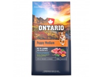 Krmivo Ontario Puppy Medium Lamb & Brown Rice