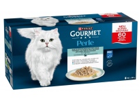 Gourmet Perle Multipack Oceán losos, treska, platýs 60 x 85 g