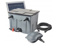 Heissner sada solární průtokové filtrace s čerpadlem 3500 l/h do 8 m3, vč. 2 x 20W solární moduly
