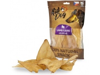 KIDDOG 100% Natural Snack, jehněčí ucho - malé 5 - 6 ks / 50 g