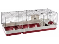 Klec KROLIK 140 králík 142x60x50cm bordó Ferplast