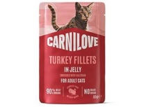 Carnilove Cat Pouch Jelly Turkey+Valerian 85g