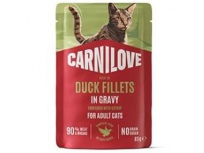 Carnilove Cat Pouch Gravy Duck+Catnip 85g