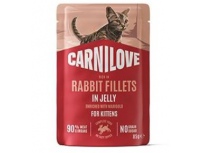 Carnilove Cat Pouch Jelly Rabbit+Marigold Kittens 85g