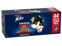 Felix Fantastic hovězí, kuřecí, kachní a jehněčí v želé 44 x 85g