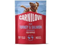 Carnilove Dog Pouch Paté Turkey&Salm.+Blueb.Puppy 300g