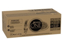 PURINA ONE STERILCAT Mini filetky s kuřetem, krůtou, hovězím, lososem se zeleninou 60 x 85 g