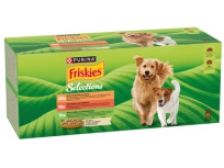 Friskies Adult hovězí kuře jehněčí v želé 40 x 85 g