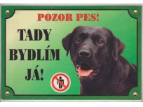 Tabulka Labradorský retriever černý