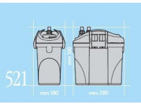 EDEN Filter 521 + 200W topítko