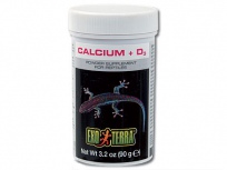Exo Terra doplňkové krmivo kalcium + vitamín D3 90g