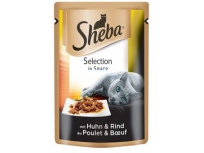 Sheba selection in sauce kuře a hovězí 85 g